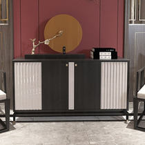 New Chinese solid wood XUAN GUAN CABINET MODERN VILLA-STYLE BOARD ROOM DOOR HALL DECORATION CABINET BRIEF ABOUT SMALL FAMILY DINING SIDE CABINET CUSTOMIZED