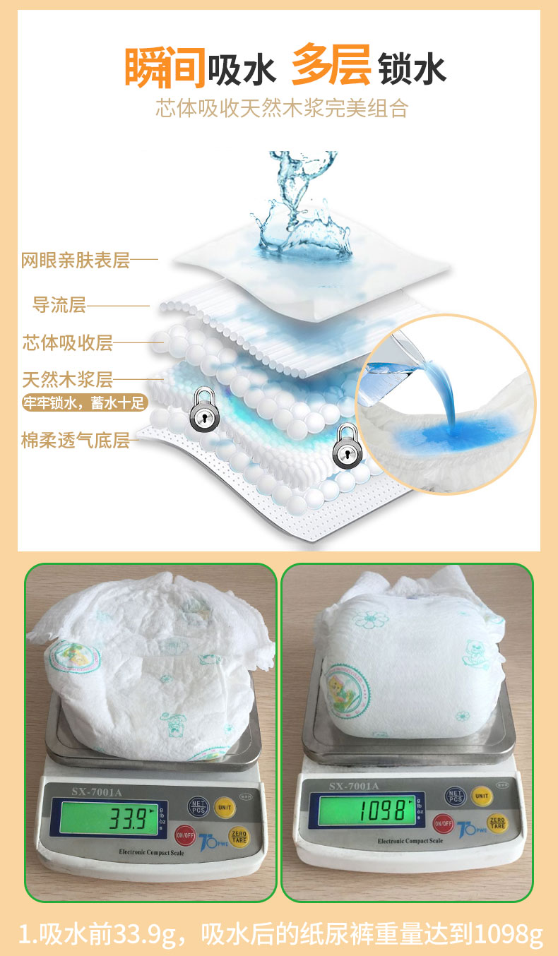 Tốt đối tác tã vừa tã không kéo quần tã trẻ em M140 trong mã hút ngay siêu mỏng shop bán tã bỉm xịn