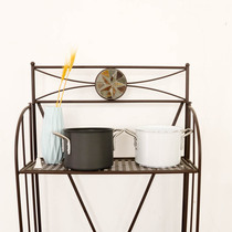 (Please take a serious look at details and options) Foreign trade out of Denmark white EVA coating not stick with single handle double ear soup pan