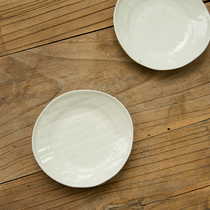 (C25) Japanese-style special-shaped plate water ripple underglaze color bone plate small plate high temperature porcelain cold dish plate dry fruit plate plate