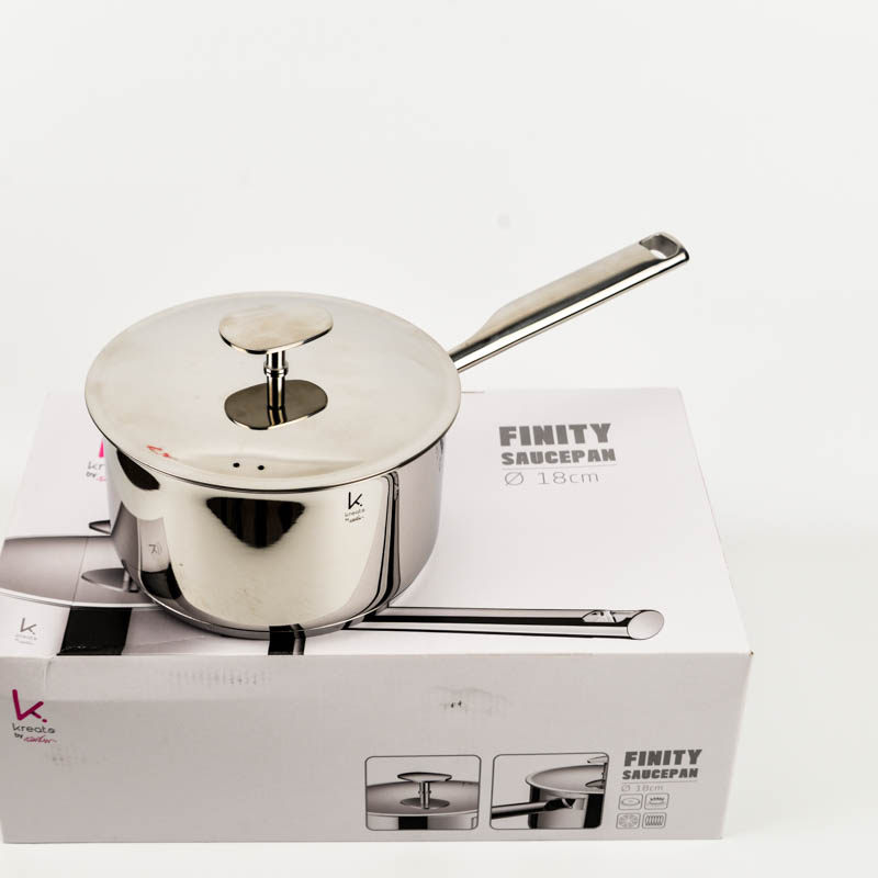 Original fit out of Korean tail single 304 stainless steel milk pan 16cm 18cm Baby coveting pan Bubbling Noodles breakfast pan