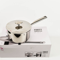 Original fit out of Korean tail single 304 stainless steel milk pan 16cm 18cm Baby coveting pan Bubbling Noodles breakfast pan