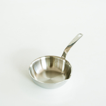 (K20) Foreign trade out of Germany Julia child18-10 stainless steel oil-splashing pot sauce pot frying pan