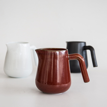 (D1) Foreign trade out of European high temperature porcelain underglaze color 900ml household commercial kettle ceramic coffee pot