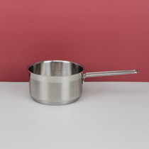 Foreign Trade Tailstock 18-10 Stainless Steel Baby Covegan Pan 16cm Milk Bubble Face Breakfast Pan can be covered