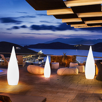 LED luminous water drop lights indoor and outdoor activities hotel exhibition lamp post community lighting floor garden landscape lights