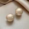 French Retro Imitation Pearl Earrings for Women 2025 New Hot Style High-End Elegant Simple Versatile Earrings Niche Earrings