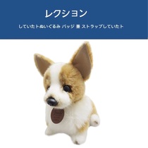 Japanese-made sanei boeki genuine limited simulation animal corgi dog Doll Doll plush toy