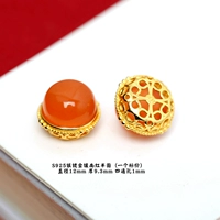 H24 серебряные инкрустированные аксессуары ледяного красного полукруга