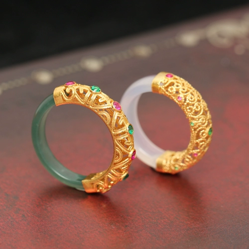 Натуральная изумрудная реплика, кольцо, инкрустация камня, браслет, ожерелье, подвеска, аксессуары