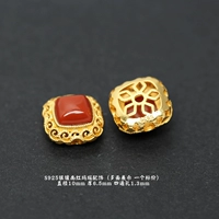 83# Серебряный золотоизвестный южный красный аксессуары