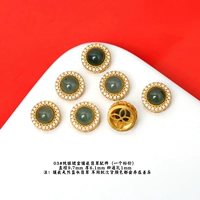 03#Серебро, инкрустированное жадеитом