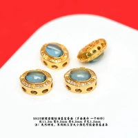 62 # яичная лапша с серебряной инкрустацией и бриллиантами и аквамарином