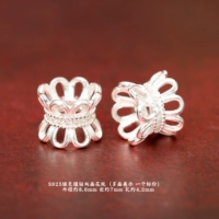 Серебро 22#925 с бриллиантом 8,6 мм, двусторонний поднос для цветов