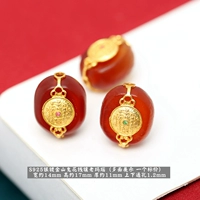 94 # серебро, позолоченное горное привидение, тратит деньги, инкрустированное старым агатом