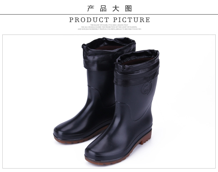 Chaussures - bottes caoutchouc homme pour hiver - semelle tendon - Ref 974654 Image 9