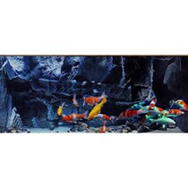 3d Solid background board Sanhu Reef Rocky Sea Water Aquarium decoration fish tank Climbing Favorites box Rainforest building View home hotel