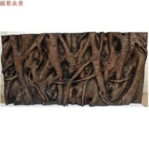 PU Background Board 3d Solid Three Lakes Light Sea Water Climbing Spotting Wood Tree Roots Rainforest Home Hotel View and Decorative Fish Tank