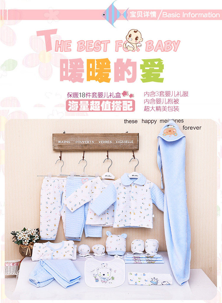 Coffret cadeau pour nouveau-né - Vêtements + Fournitures - Ref 1953137 Image 27