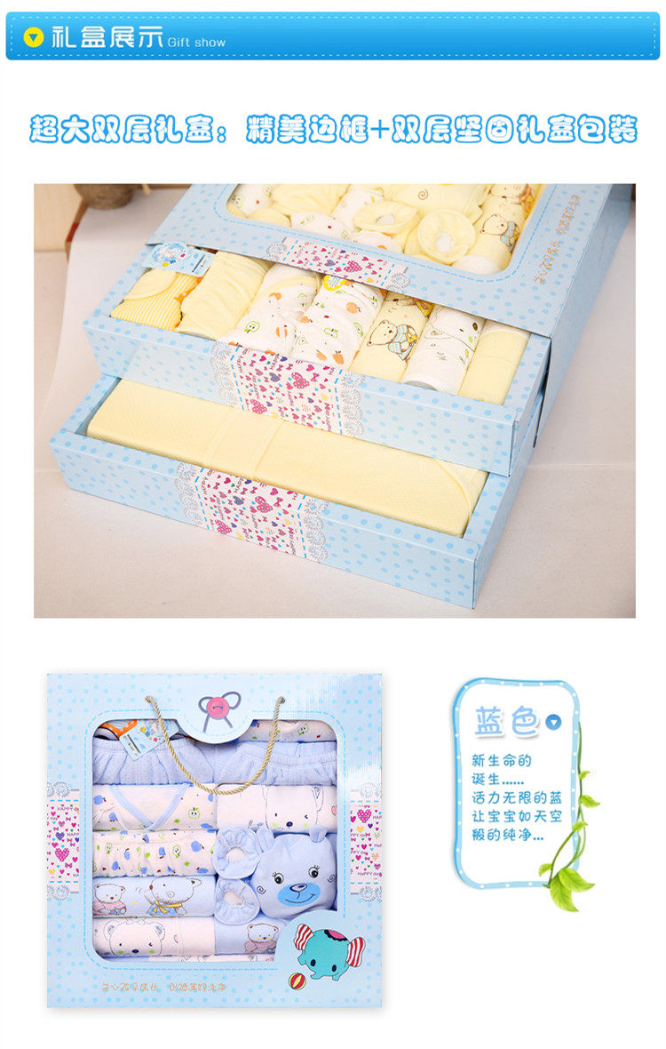 Coffret cadeau pour nouveau-né - Vêtements + Fournitures - Ref 1953137 Image 16