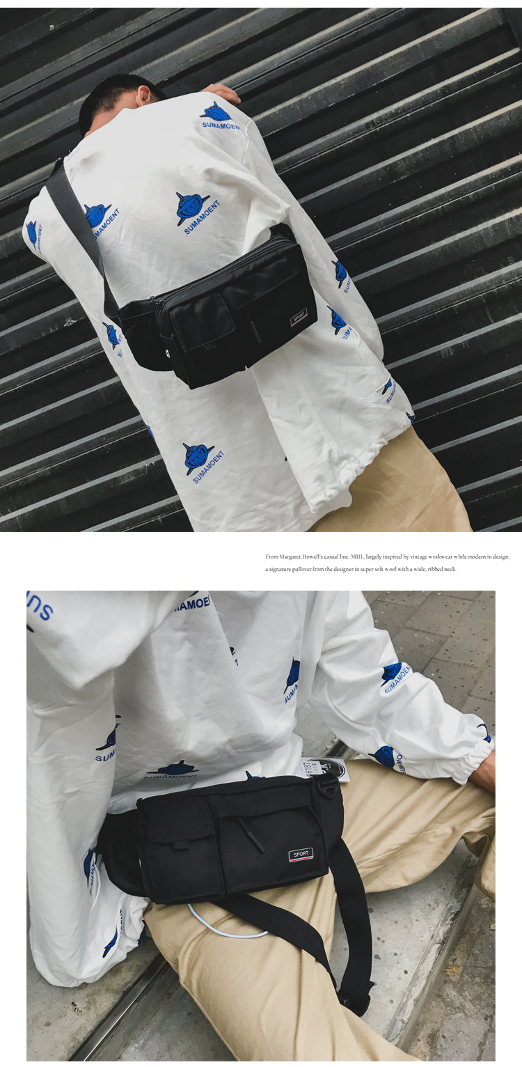 Tide thương hiệu túi nam Messenger túi đa chức năng bình thường nam túi ngực vai túi thể thao vải nhỏ ba lô chết túi - Túi của con người cặp laptop