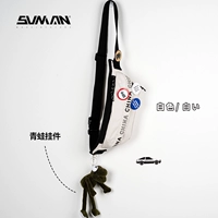 Белый [4 значки+лягушки]