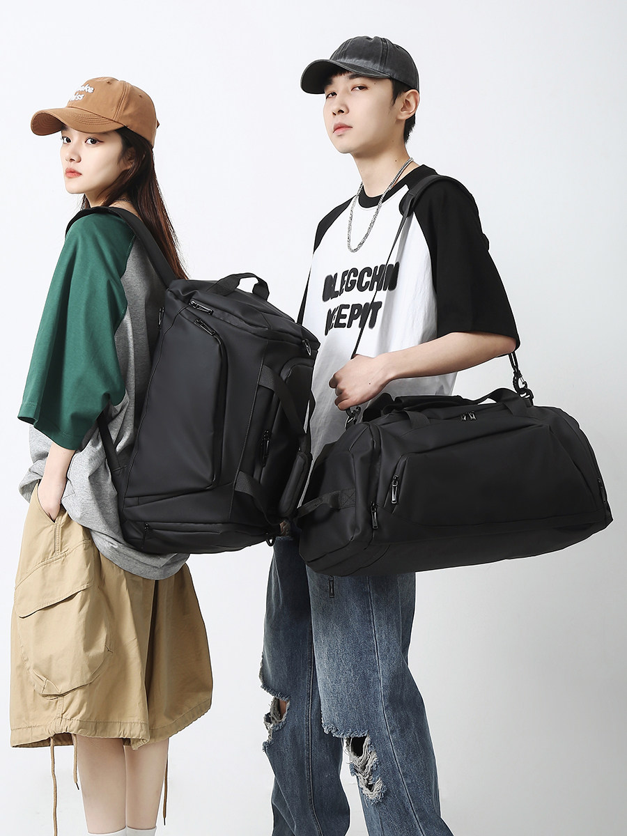Short-Distance Travel Bag, Large-Capacity Sports Training and Fitness Bag, Dry and Wet Separation Portable Luggage Bag, Men's Backpack