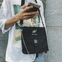 Shoulder Bag male ins tide bag Harajuku canvas shoulder bag literary male student trend Korean Street bag female