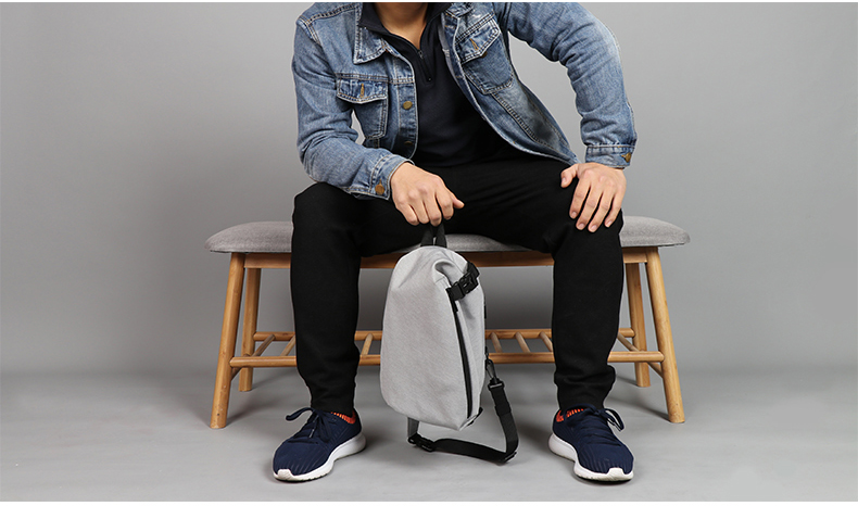 Túi ngực nam Túi Messenger nam túi xách thể thao giản dị Ba lô phiên bản Hàn Quốc của xu hướng túi vải vai túi nhỏ đi xe túi juno