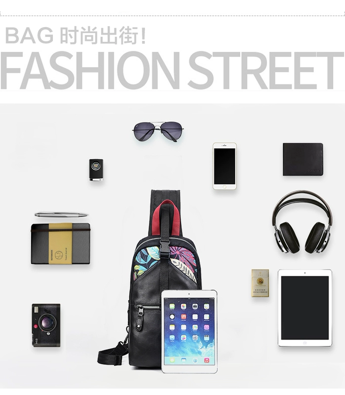 Túi ngực nam phiên bản Hàn Quốc của nam giới túi giản dị Túi Messenger 2018 mới nhỏ túi đeo vai nam túi xách túi thủy triều