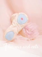 Мясо-порошко-цветочный туфли