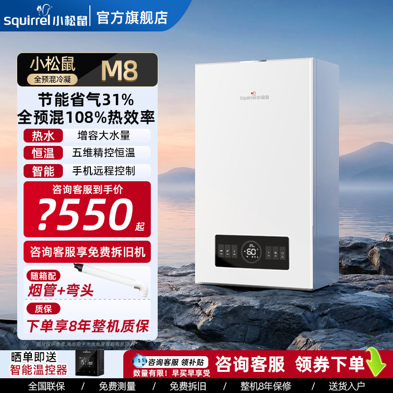 Little Squirrel 2026 new product fully premixed condensing wall-hung boiler