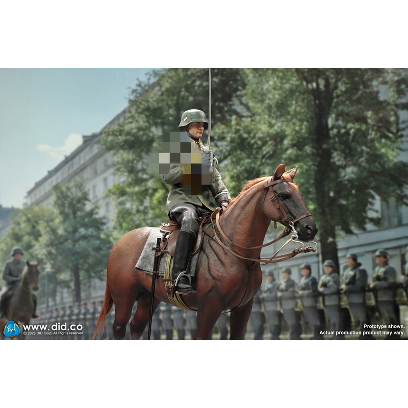 In Stock Did/3R E60084 Did New 1/6 Scale Brown Wwii German Military Horse (Standing)