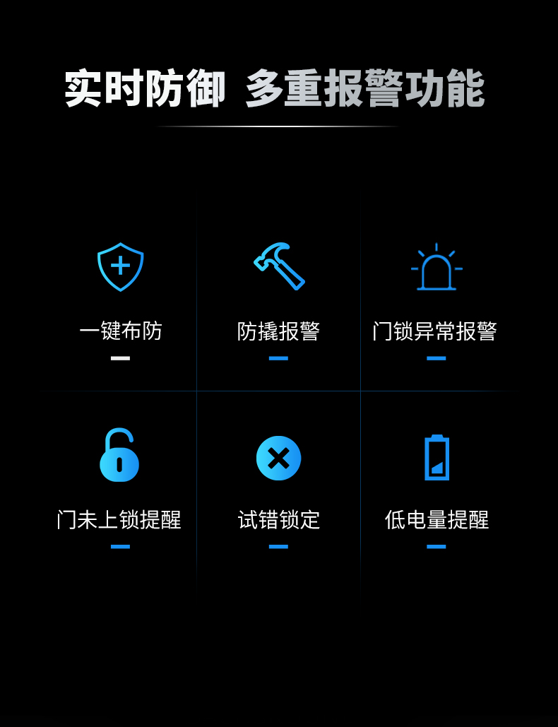 凯迪仕 K11 全自动指纹锁 门锁自动开关 图19