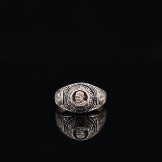 泰国龙婆瑞2554遮冷鹏戒指 纯银法戒 早期珍贵 带萨玛空卡保真