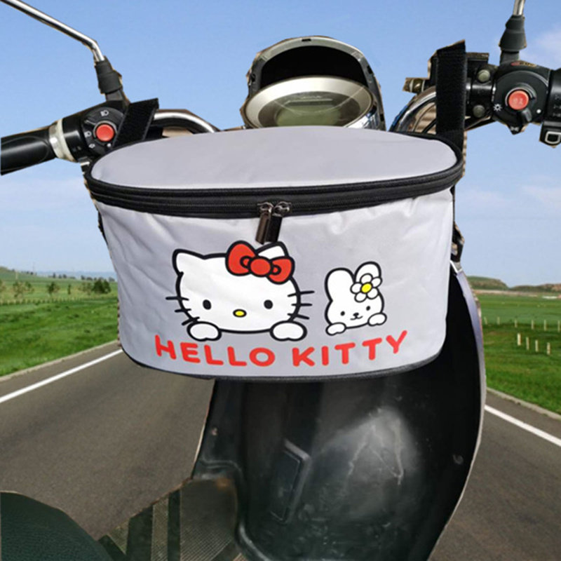 Electric motorcycle car hanging bag small battery car hanging pocket storage storage bag mobile phone bag scooter front hanging bag