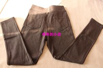 Yude virtue velvet warm elastic pants 183058 womens autumn and winter velvet warm thin outer wear leggings 2018 new