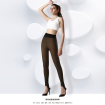 Yumei new product 2911 high-density velvet skin-permeable stepping pants Anti-hook one-piece pants Fake meat-permeable fashion corset