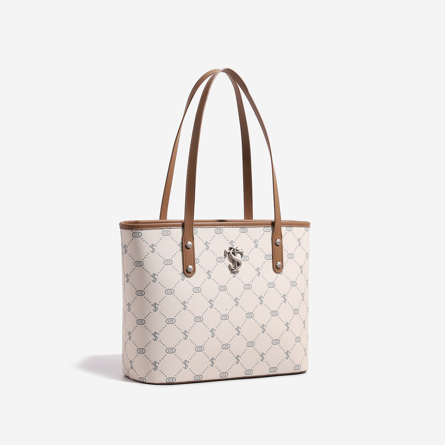 STK Tote Bag for College Students, Work, and Commuting - Elegant Versatile Handbag, Shoulder and Underarm Bag - Thumbnail 3
