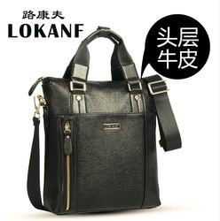 ກະເປົາແຟຊັ່ນແບບໃໝ່ boutique shoulder bag handbag men's bag real leather bag business casual men's crossbody bag cowhide