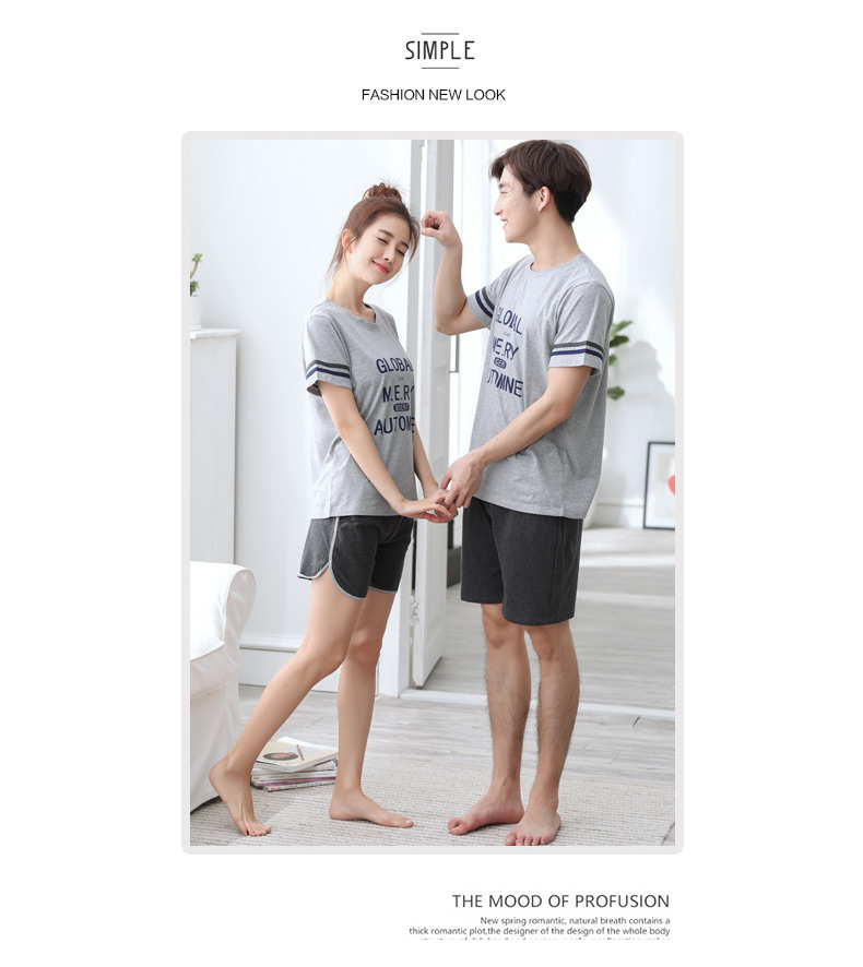 Pyjama mixte en Coton à manche courte - Ref 3005860 Image 20