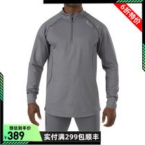 5 11 half-zip tactical moisture-wicking sweatshirt 40149 elastic underwear sweatshirt 511 outdoor mens long-sleeved T-shirt