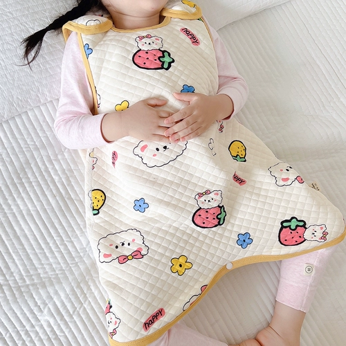 Детский осенний хлопковый бандаж пупочный, стеганое детское дудоу для сна, спальный мешок