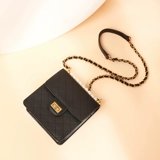 Зимняя сумка на одно плечо, универсальная модная цепь, сумка через плечо, в корейском стиле, из натуральной кожи