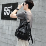 Универсальный вместительный и большой кожаный школьный рюкзак подходит для мужчин и женщин для путешествий, из натуральной кожи