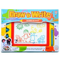 Childrens drawing tablet Erasable doodle board Household magnetic small drawing board Baby repeated handwriting 0-3 years old early education