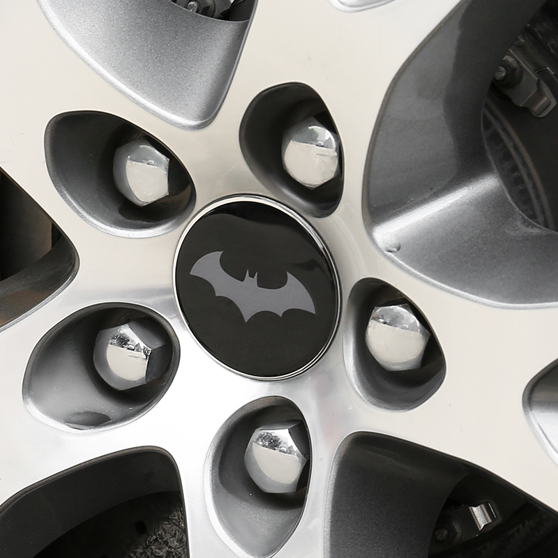 Justice Alliance Car Wheel Paste Personality Modified Metal Oil Car Decoration Car Decoration Center Cover DC Batman