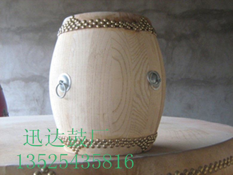 High 12 inch 14 inch 16 inch spring wood white stubble drum original wood color cow leather drum treble with small war drum tailor-made big drum