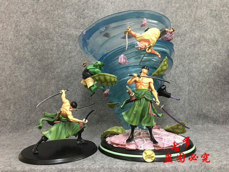 (GLgk) Customized tsume One Piece zoro One Piece Tornado statue scheduled