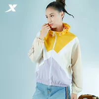 Xtep, тонкая быстросохнущая спортивная куртка с капюшоном с молнией для отдыха, защита от солнца, коллекция 2021, подходит для весны и осени